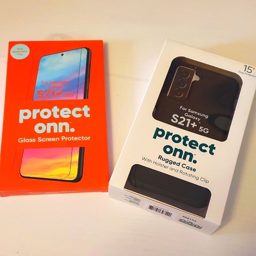 Samsung Galaxy S21 + 5G Case & Glass Screen Protector